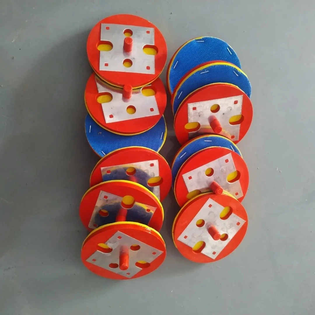 3寸耐高温隔热垫合金粘片地坪研磨机底盘12头三合一转换蝶