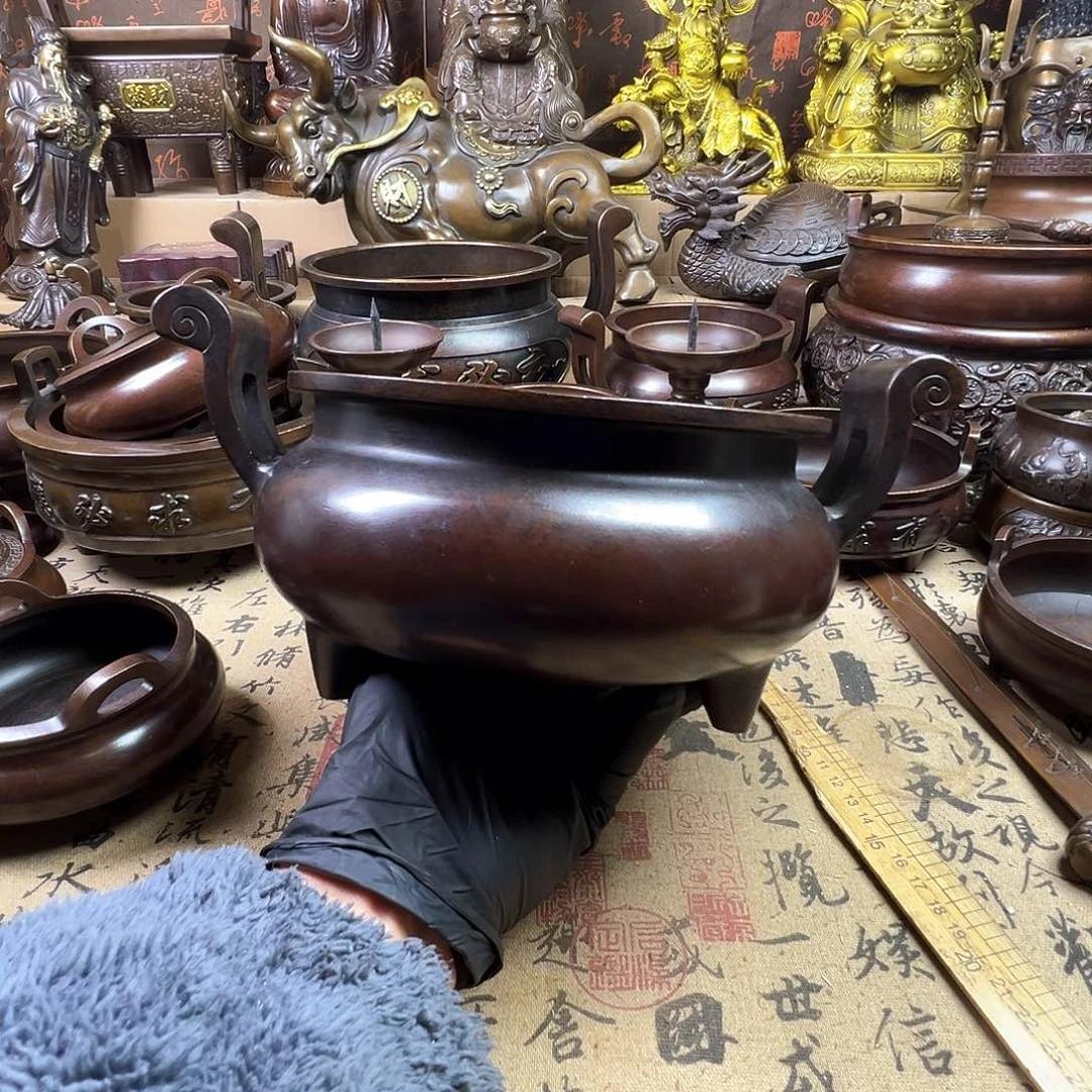 香炉 家用供香炉 风水摆件 聚宝盆 家居摆件