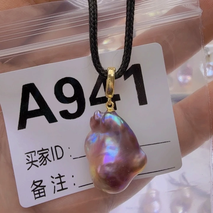 淡水珍珠银S925镶嵌颈饰