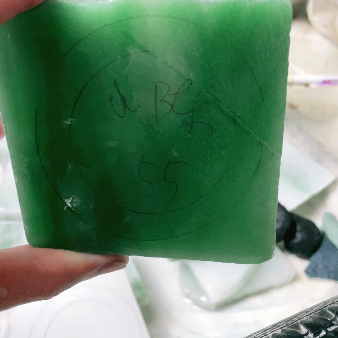 小***陈定制石英质玉手镯55圈口