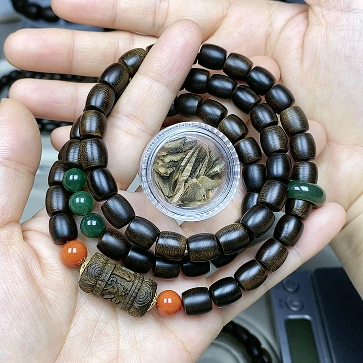 沉香沉香碎屑張****濤越南芽庄白奇楠沉水老料