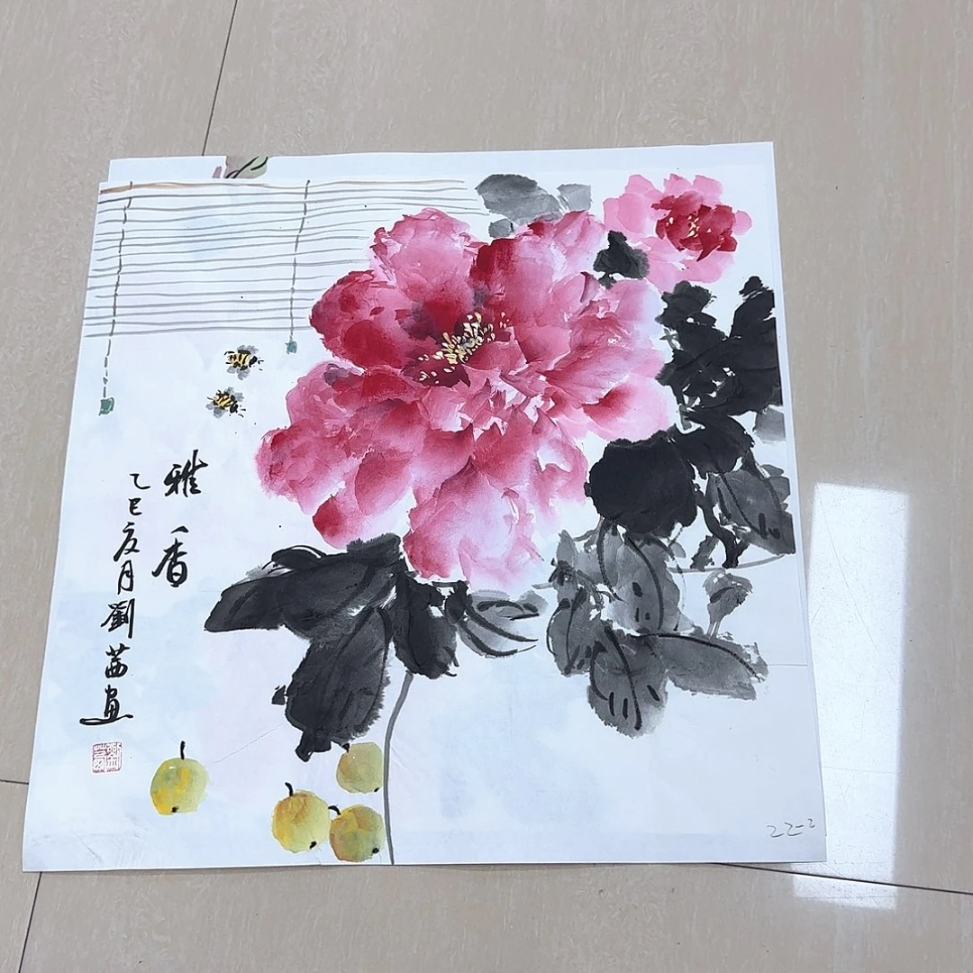 国画国画作品多次