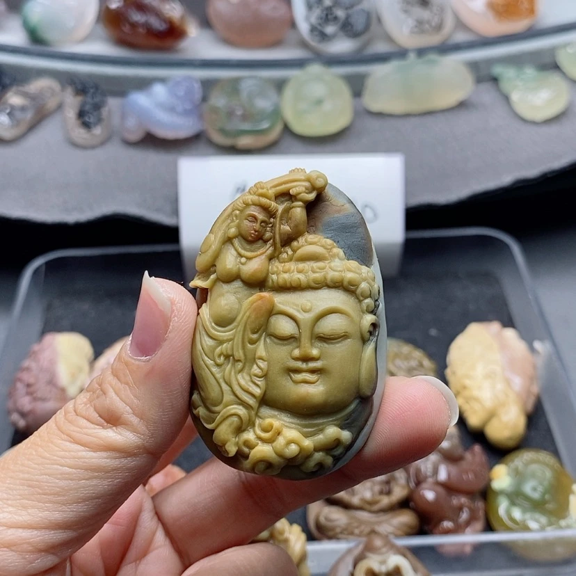 【闪购商品】未镶嵌吊坠定制石英质玉