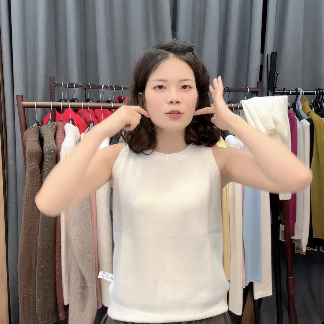 山羊绒无袖内搭超软