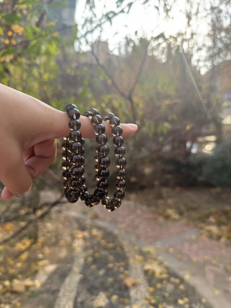天然茶水晶手串-多样性发其一C07