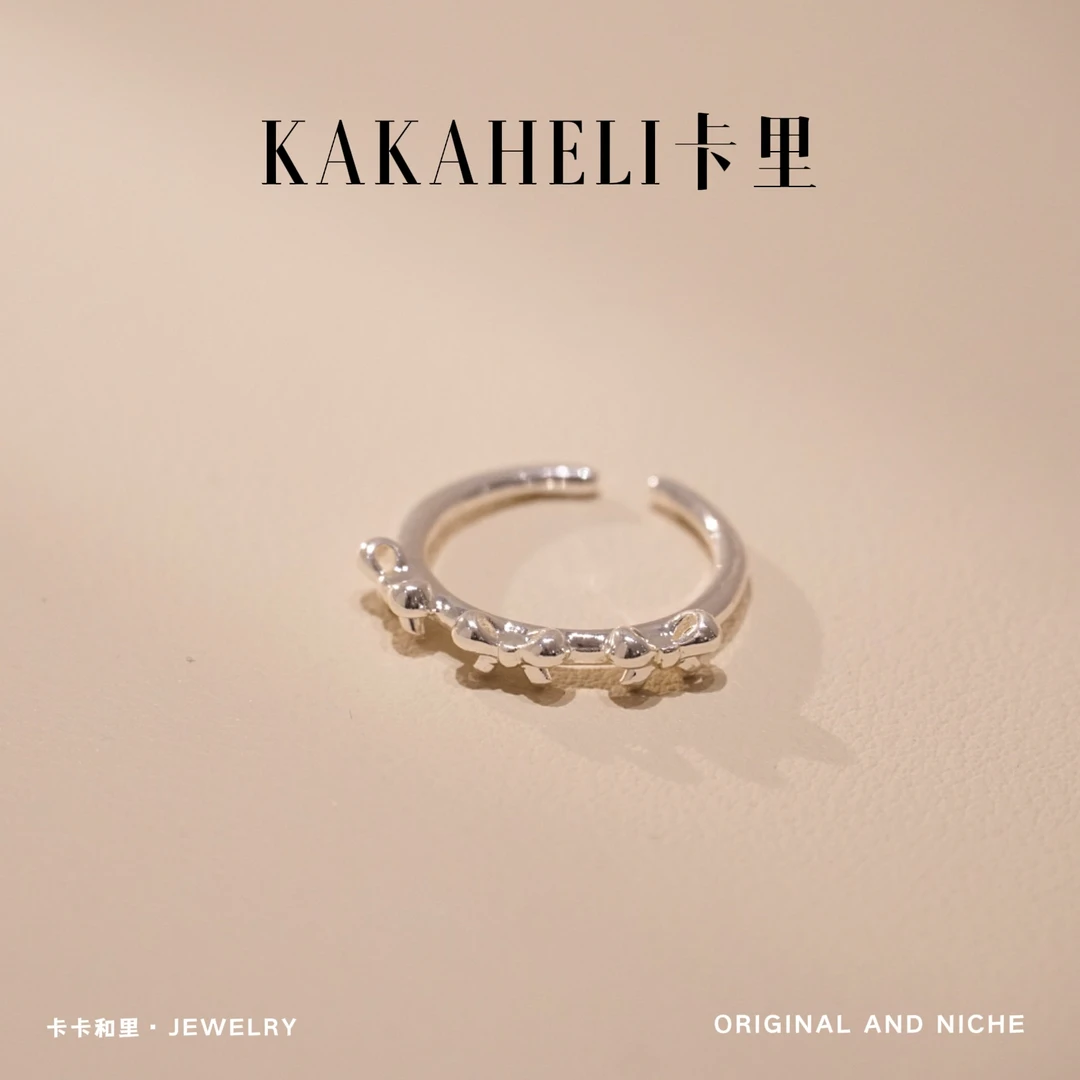 铜合金戒指 三元素周期小众戒指 A330