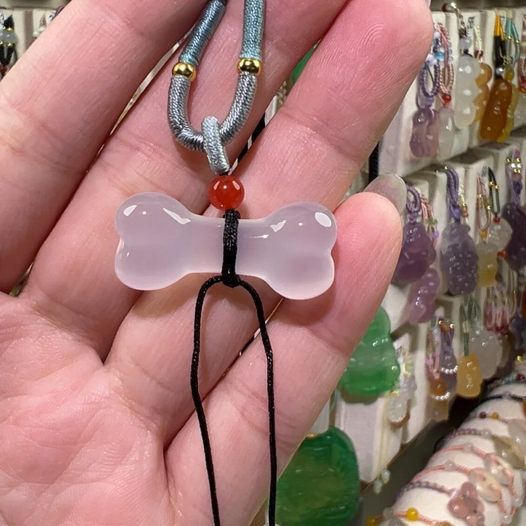 玛瑙/玉髓未镶嵌吊坠(赠链)