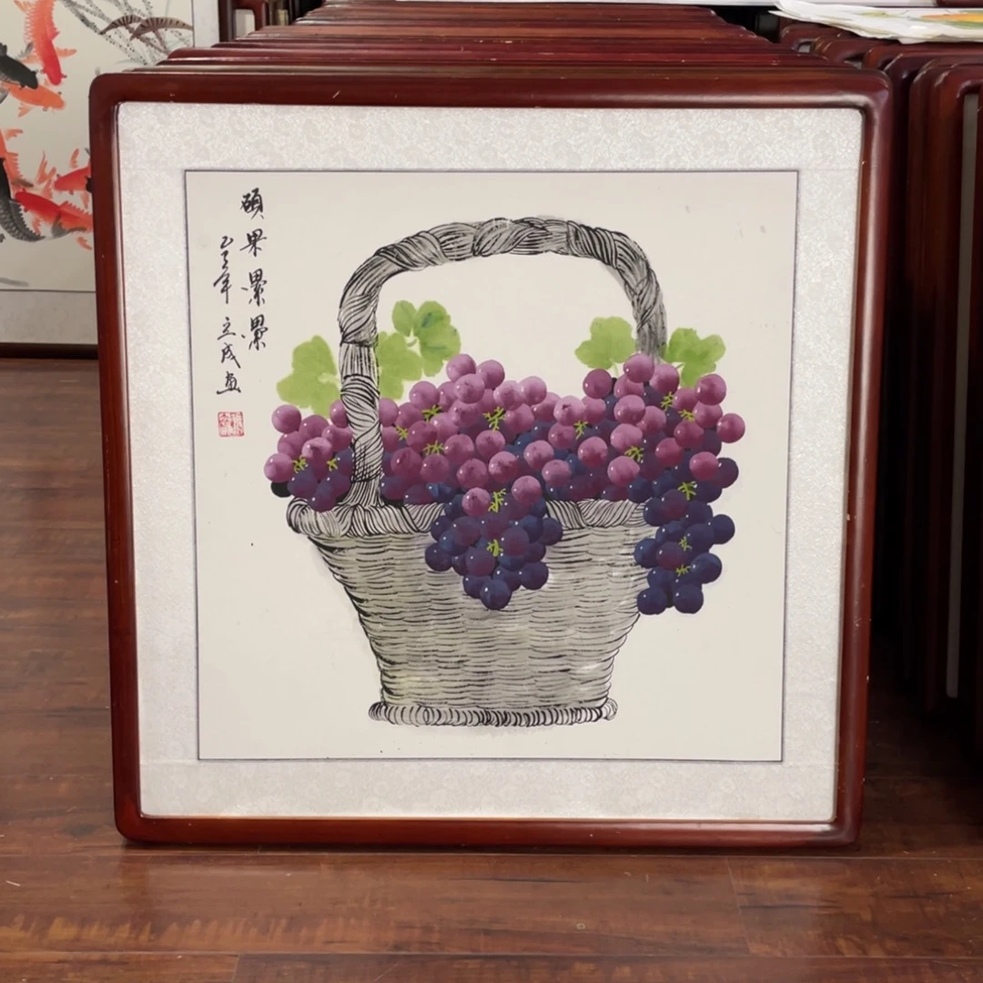 国画带框尺寸63*63厘米