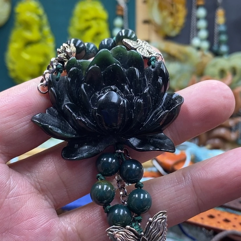 【闪购商品】未镶嵌岫玉手牌