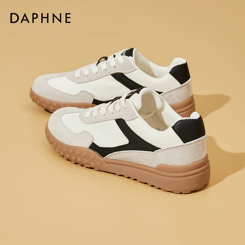 达芙妮经典德训鞋女板鞋款春季超火女鞋小白鞋软底运动鞋日常通勤