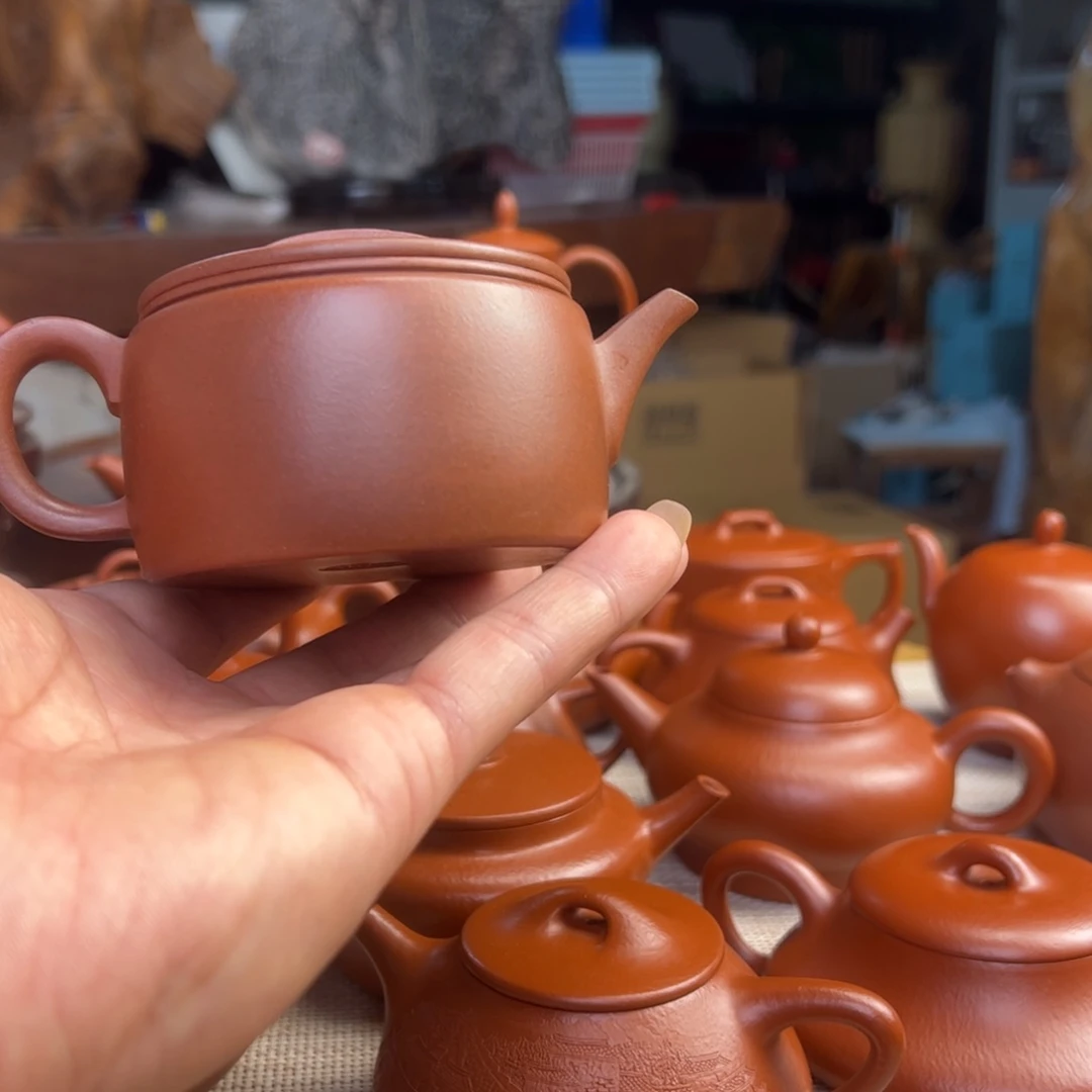紫砂壶浪*沙全手工制作汉瓦