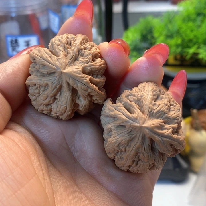 文玩核桃把件粗筋全品