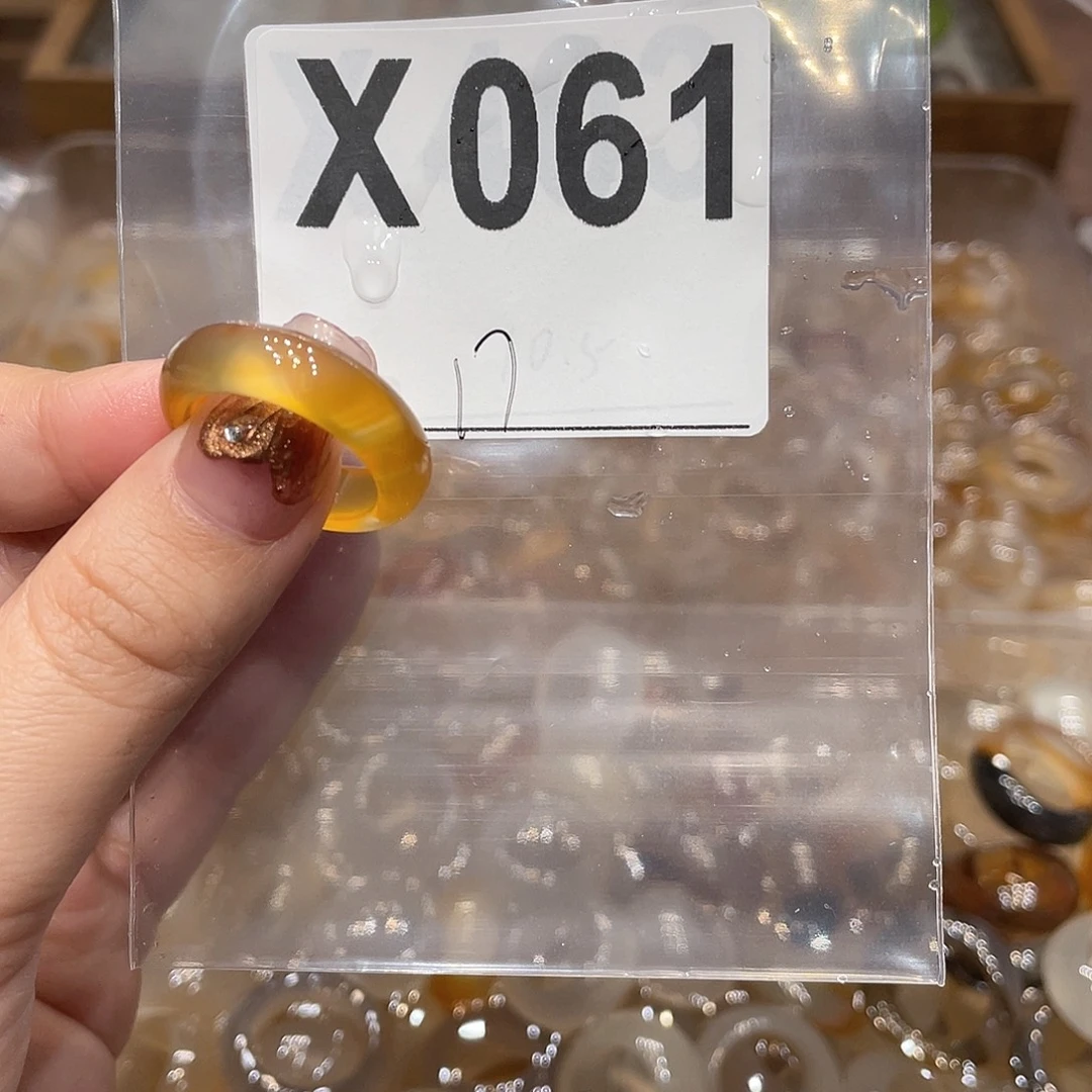 玛瑙/玉髓未镶嵌戒指061