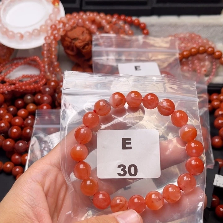 南红玛瑙未镶嵌多样性发货默认微瑕称重10mm