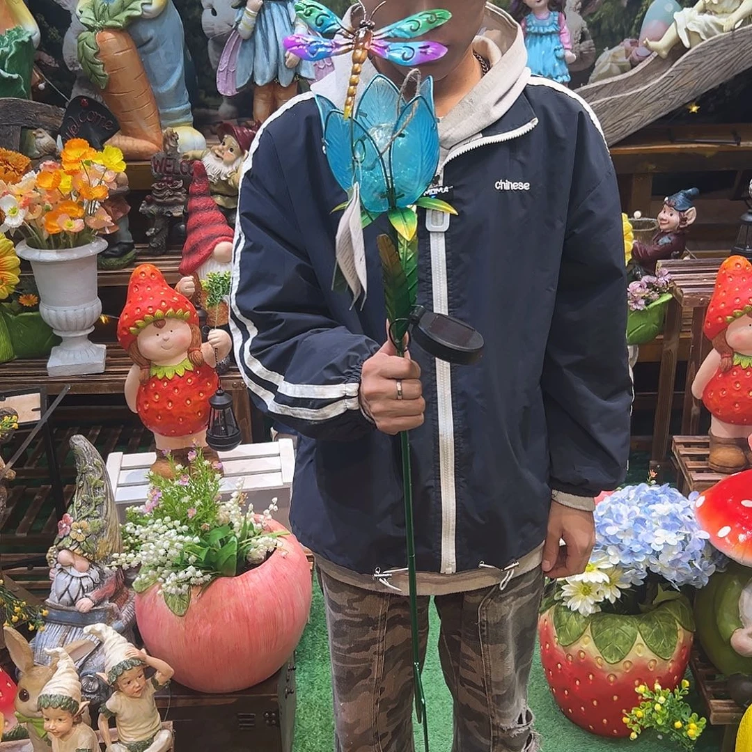 花园摆件红红火火