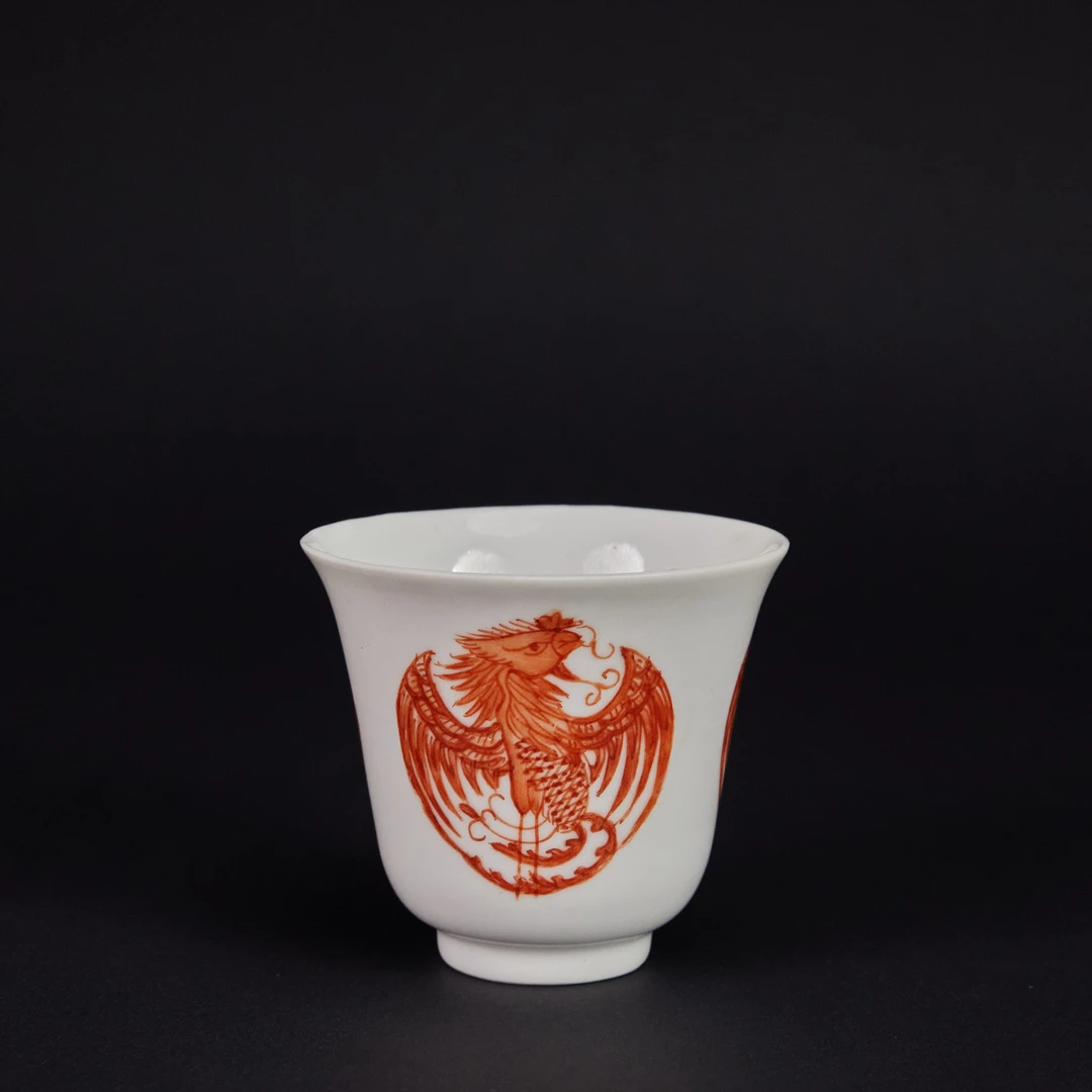 【预展】LOT 121201矾红团凤铃铛杯