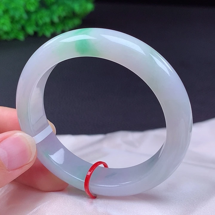 翡翠未镶嵌手镯52圈432503