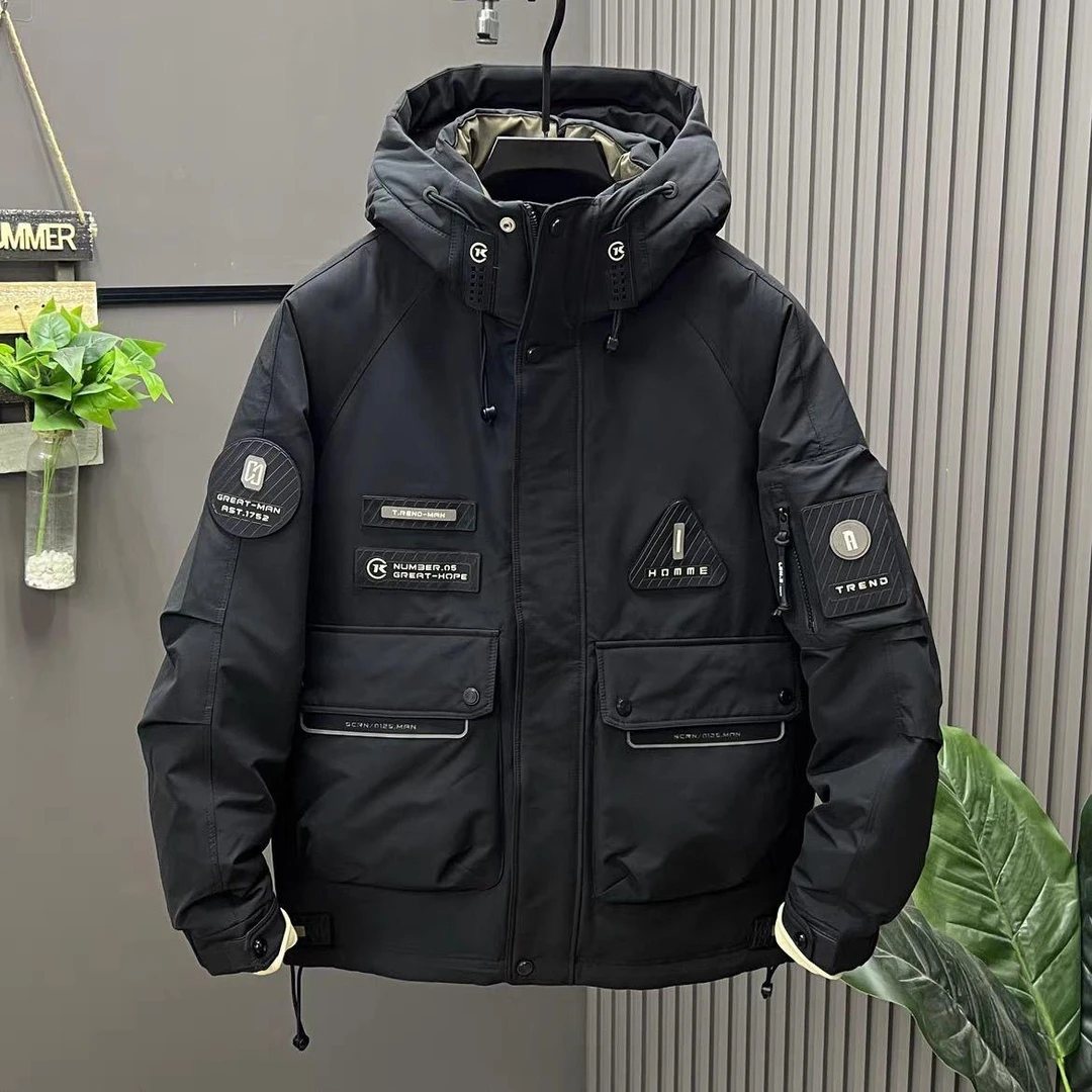 冬季男士棉服极寒工装夹克外套加厚保暖痞帅机能冲锋衣休闲百搭潮