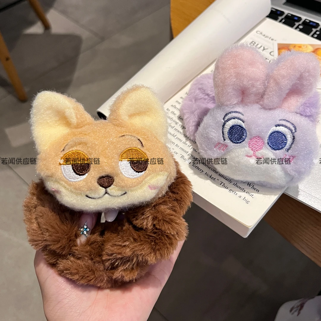 日韩甜美风卡通疯狂动物城朱迪尼克可爱布艺发圈头绳女用时尚发饰