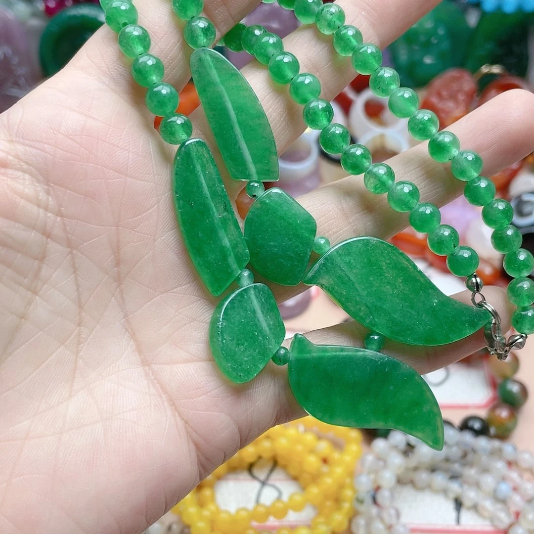 玛瑙/玉髓颈饰合金春****光