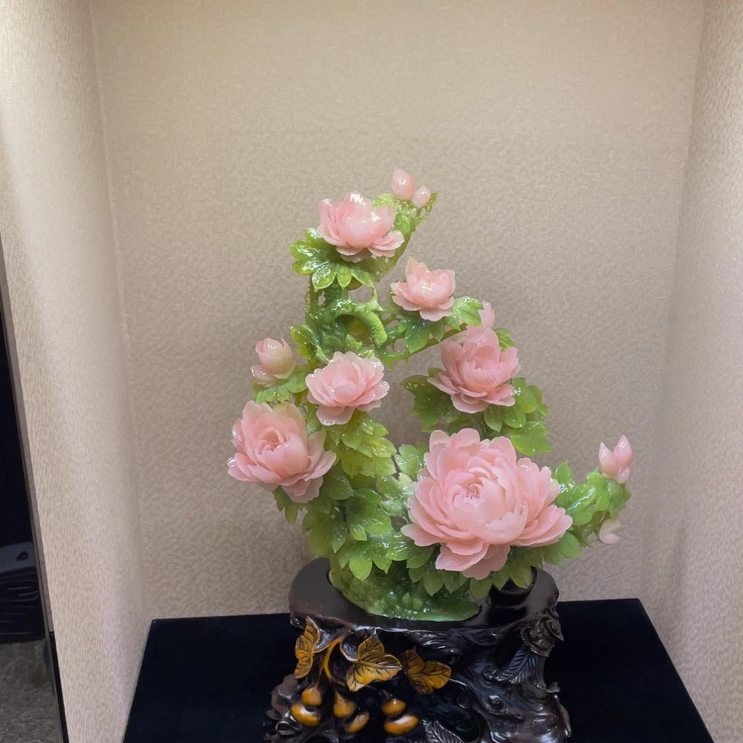 蛇纹石玉未镶嵌摆件