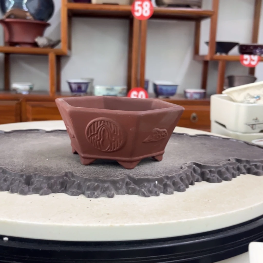 紫砂花盆瑕疵5.5/12。。。