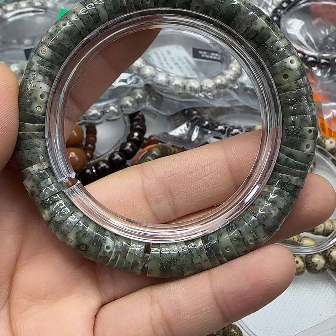 星月菩提手串165高端糯冰星月菩提10切片大肠单圈