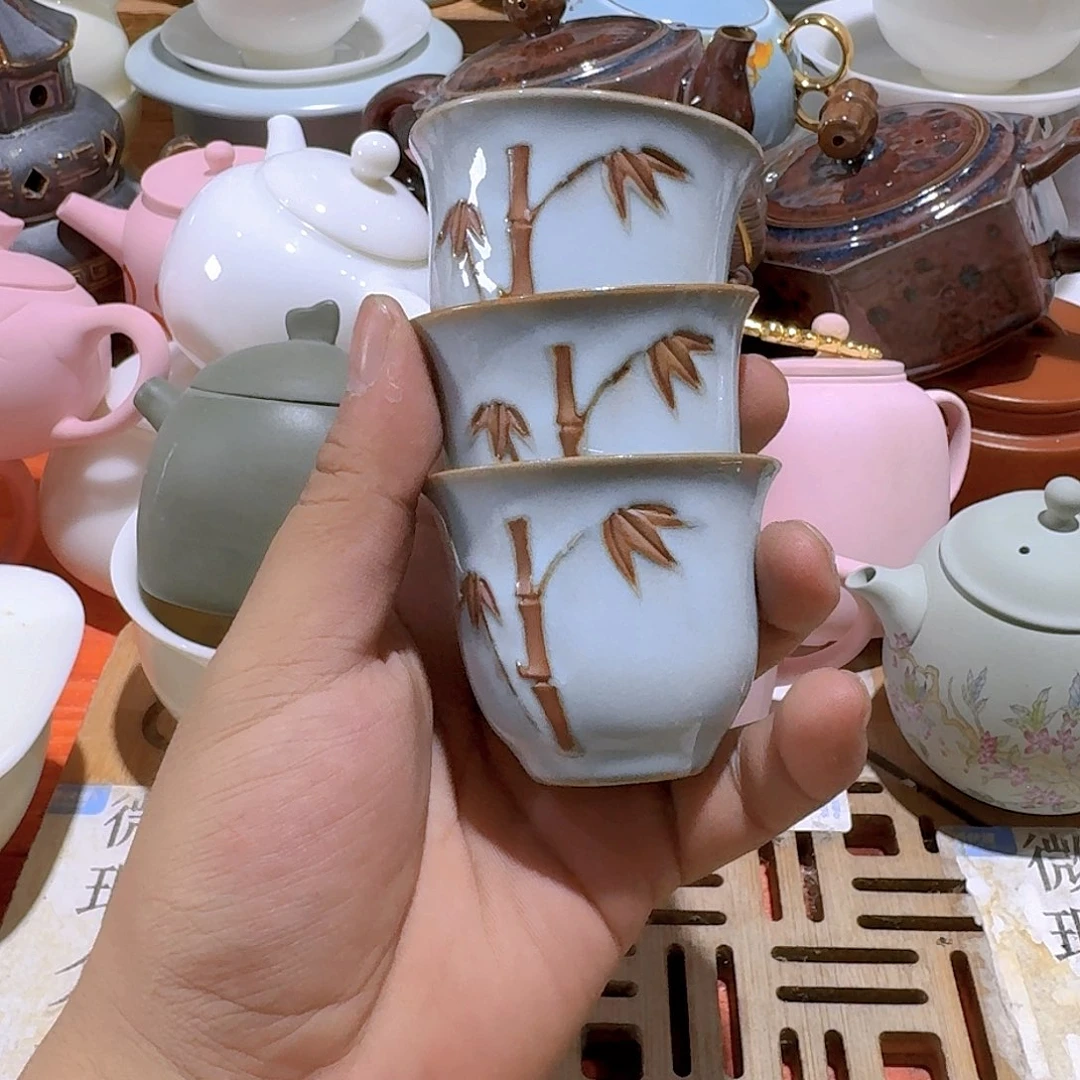 瑕疵茶具。介意勿拍