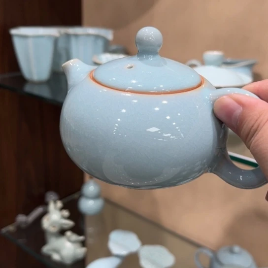 瓷片陶瓷茶具汝瓷茶具