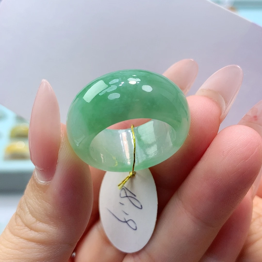 未镶嵌戒指翡翠1819圈