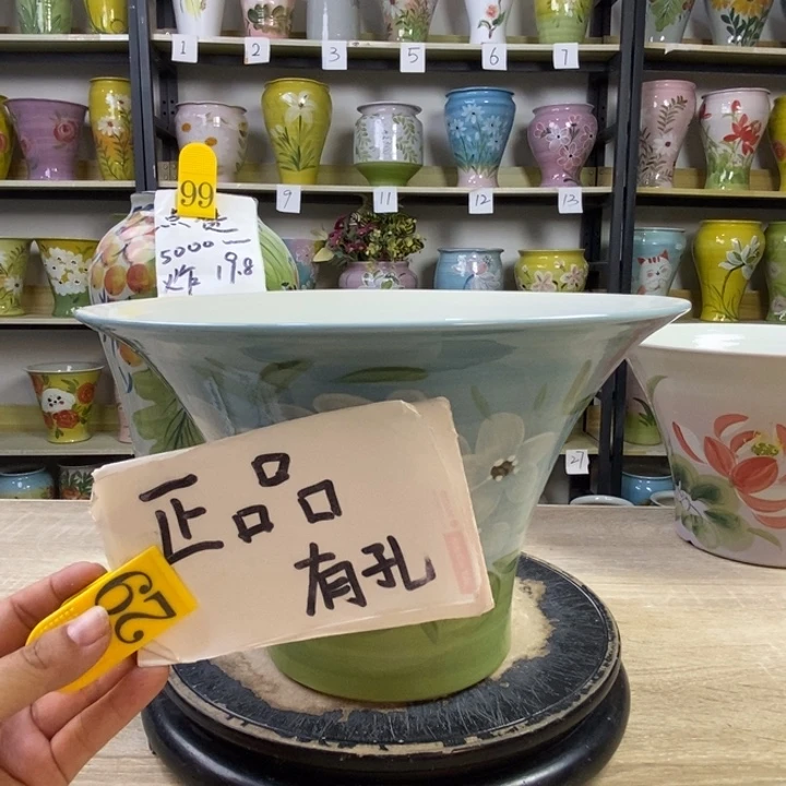 景德镇高温陶瓷花盆