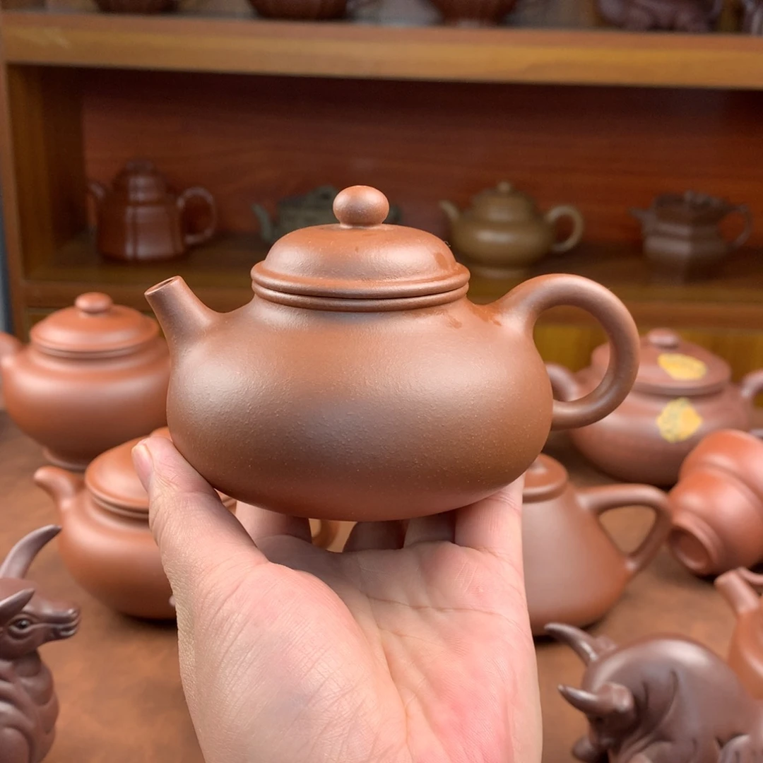 茶壶紫砂半手工容天容量180