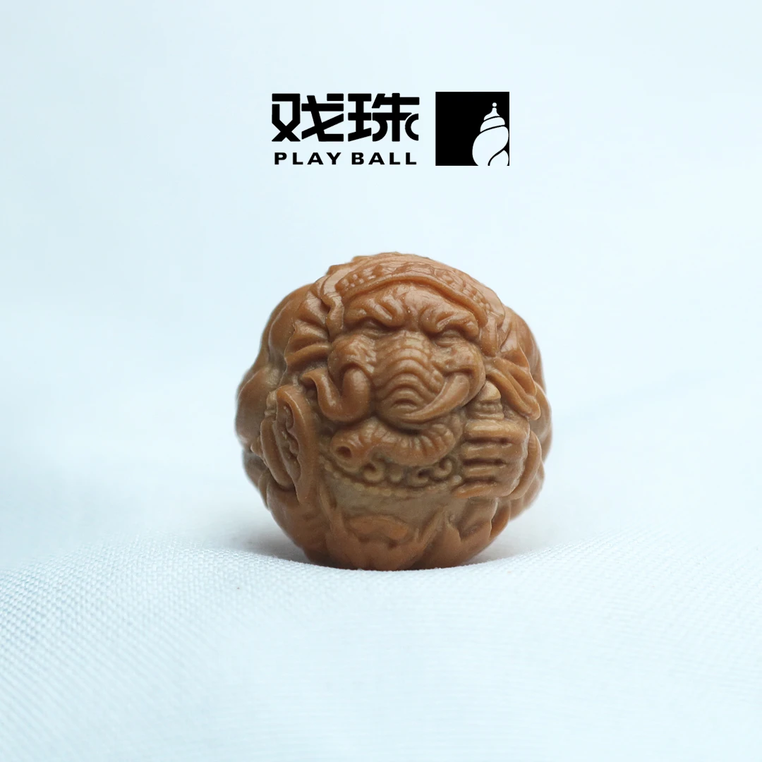 猴头配饰鲤鱼象神猴头核桃吊坠猴头配饰象神吊坠礼物配饰