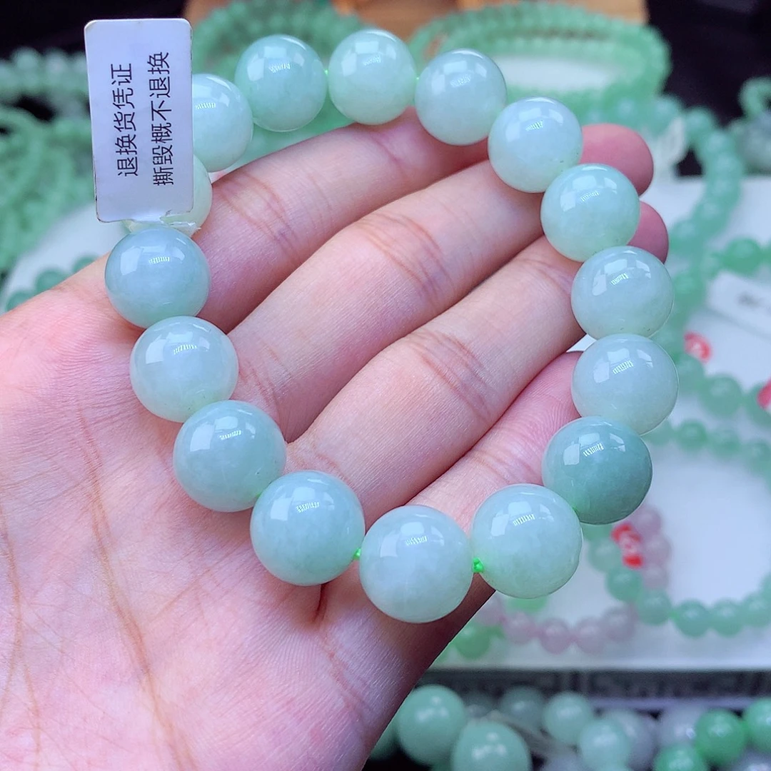 翡翠未镶嵌毛衣链