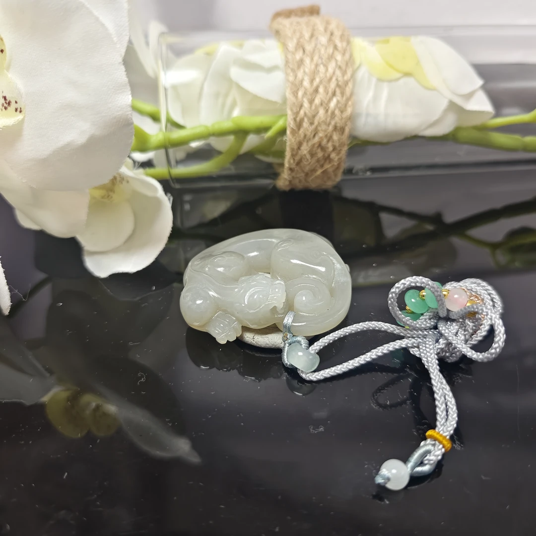 B和田玉赤龙吊坠0264