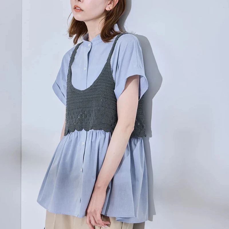 日单 叠穿 针织吊带背心1X