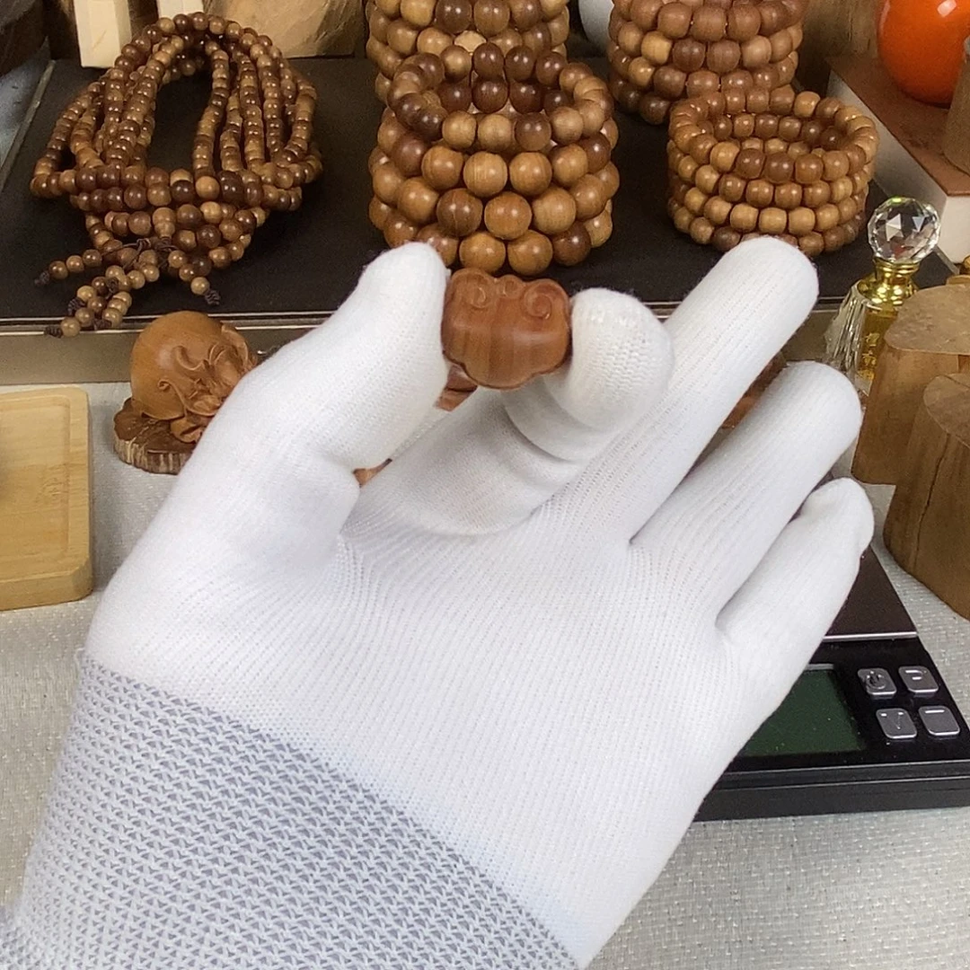 吊坠檀香木老山檀如意锁