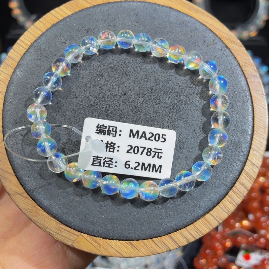 未镶嵌手链月光石MA205 6.2mm