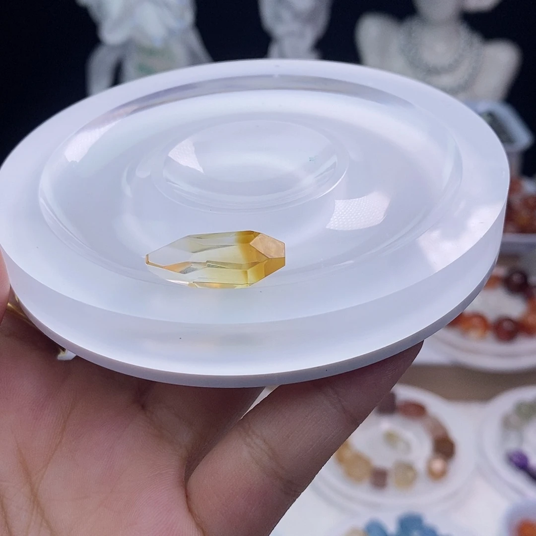 水晶手链未镶嵌&***&天然水晶定制打孔不退换