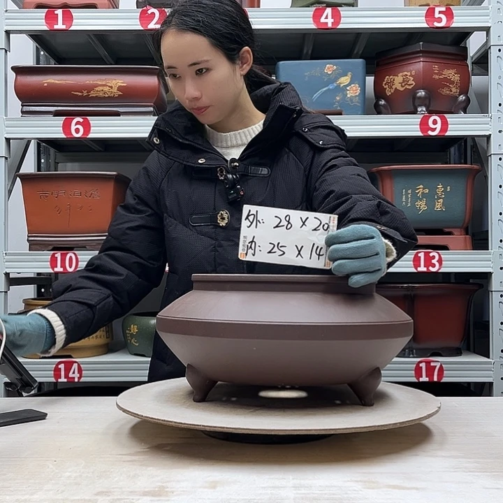 紫砂花盆紫砂花盆