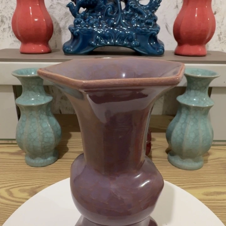 瓷片手工制作陶瓷摆件