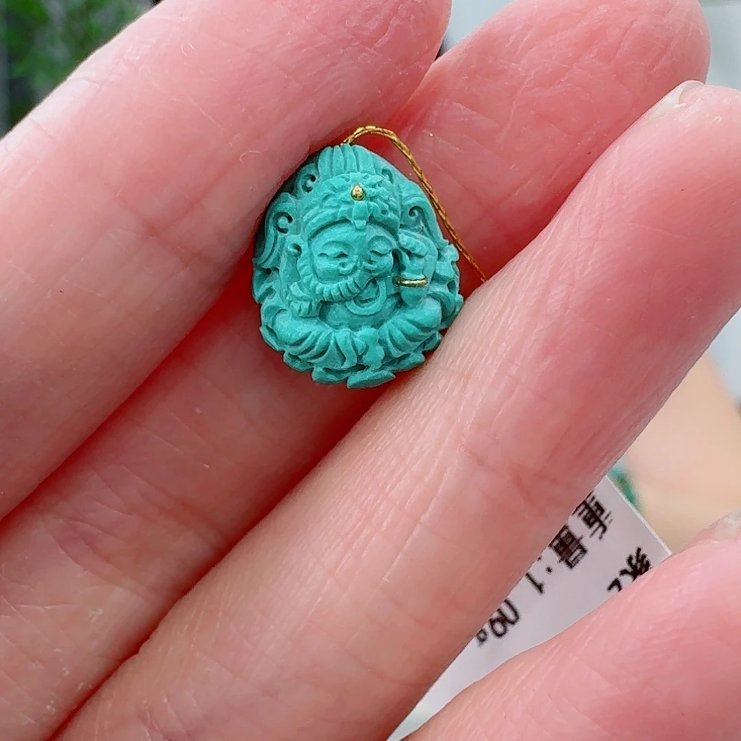 未镶嵌绿松石珠宝奇石