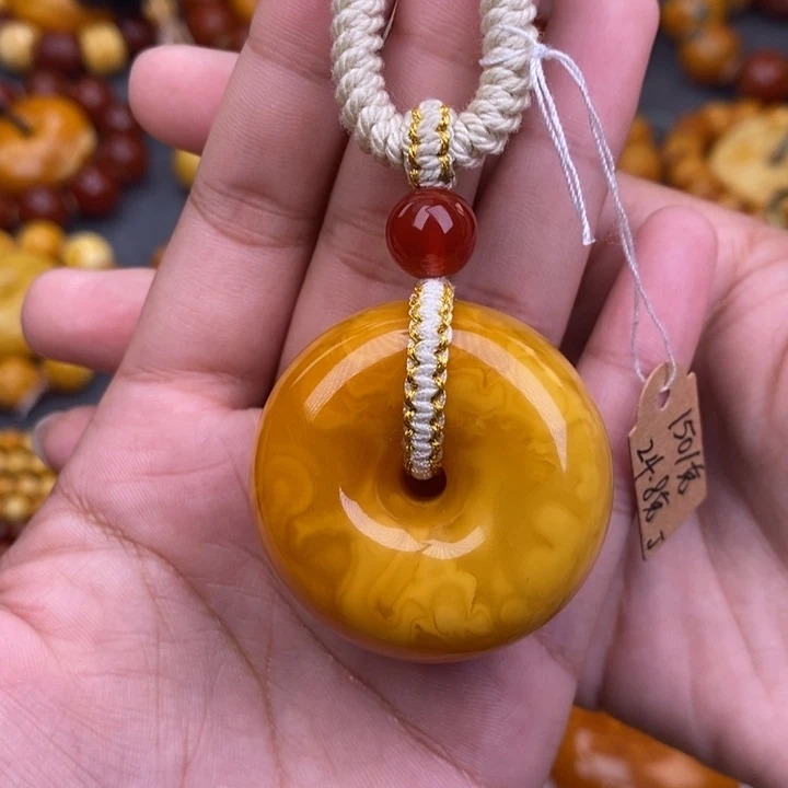 琥珀未镶嵌裸石蜜蜡L