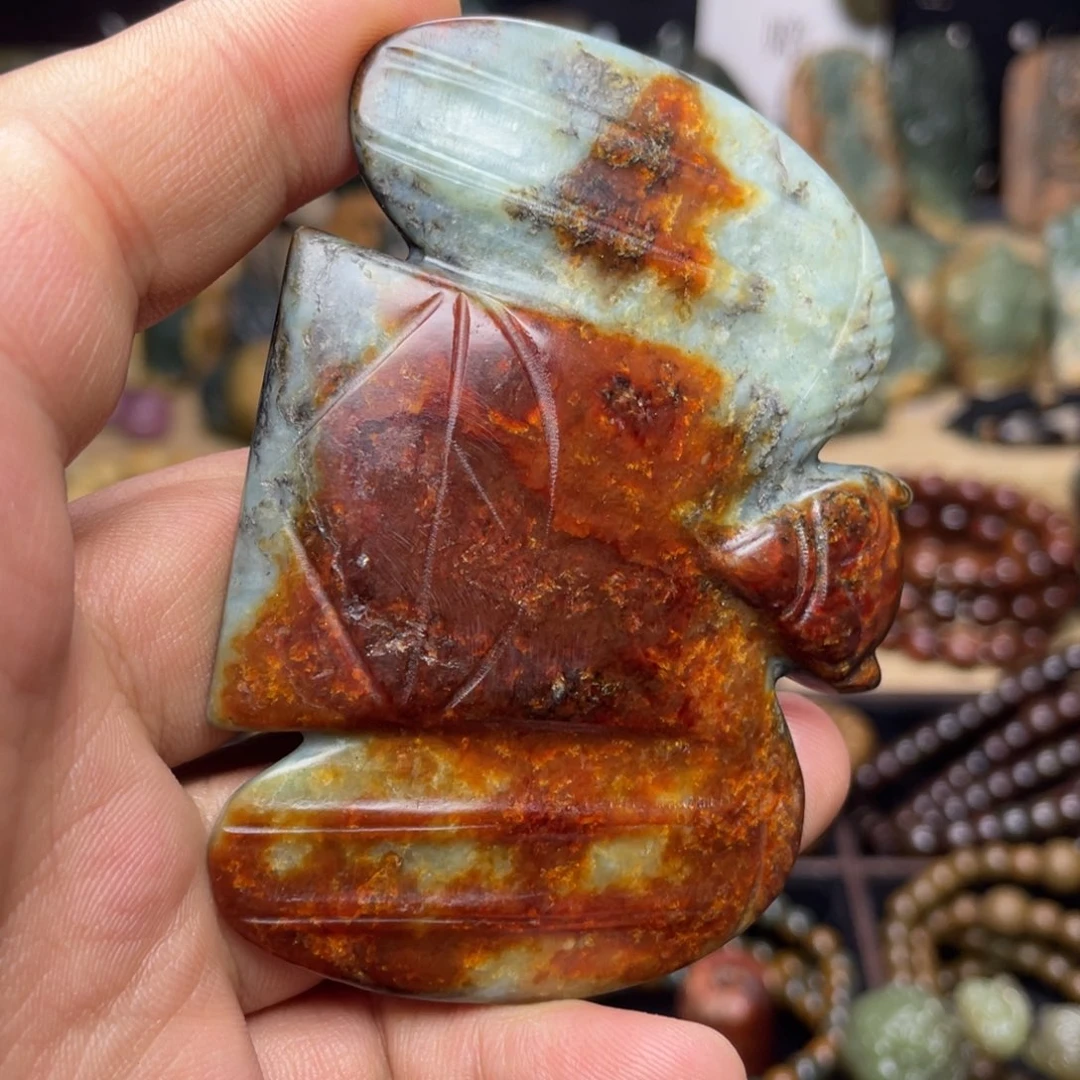 岫岩河磨玉（透闪石质玉）未镶嵌颈饰