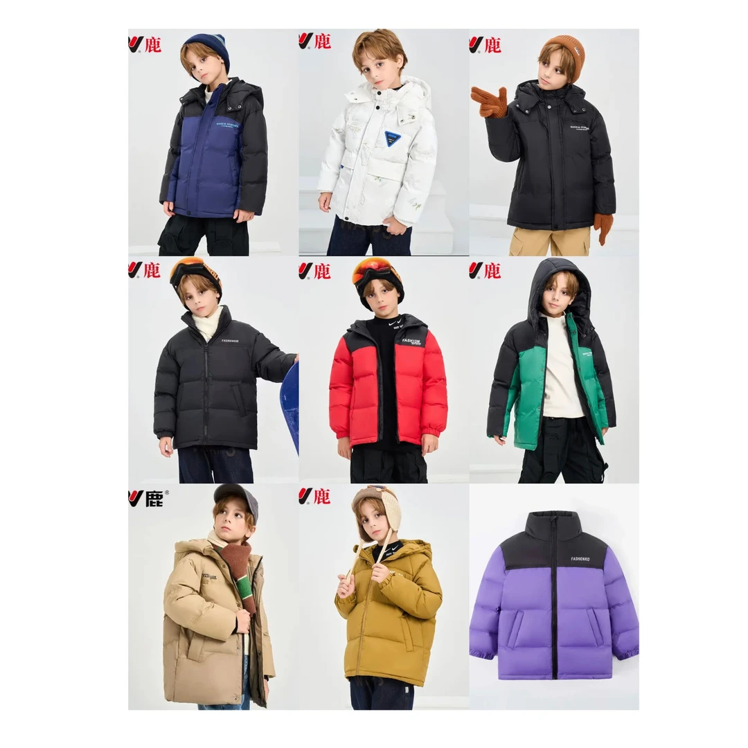 【断码清仓】雅鹿童装新款儿童羽绒服男女童中大童加厚保暖防风外套