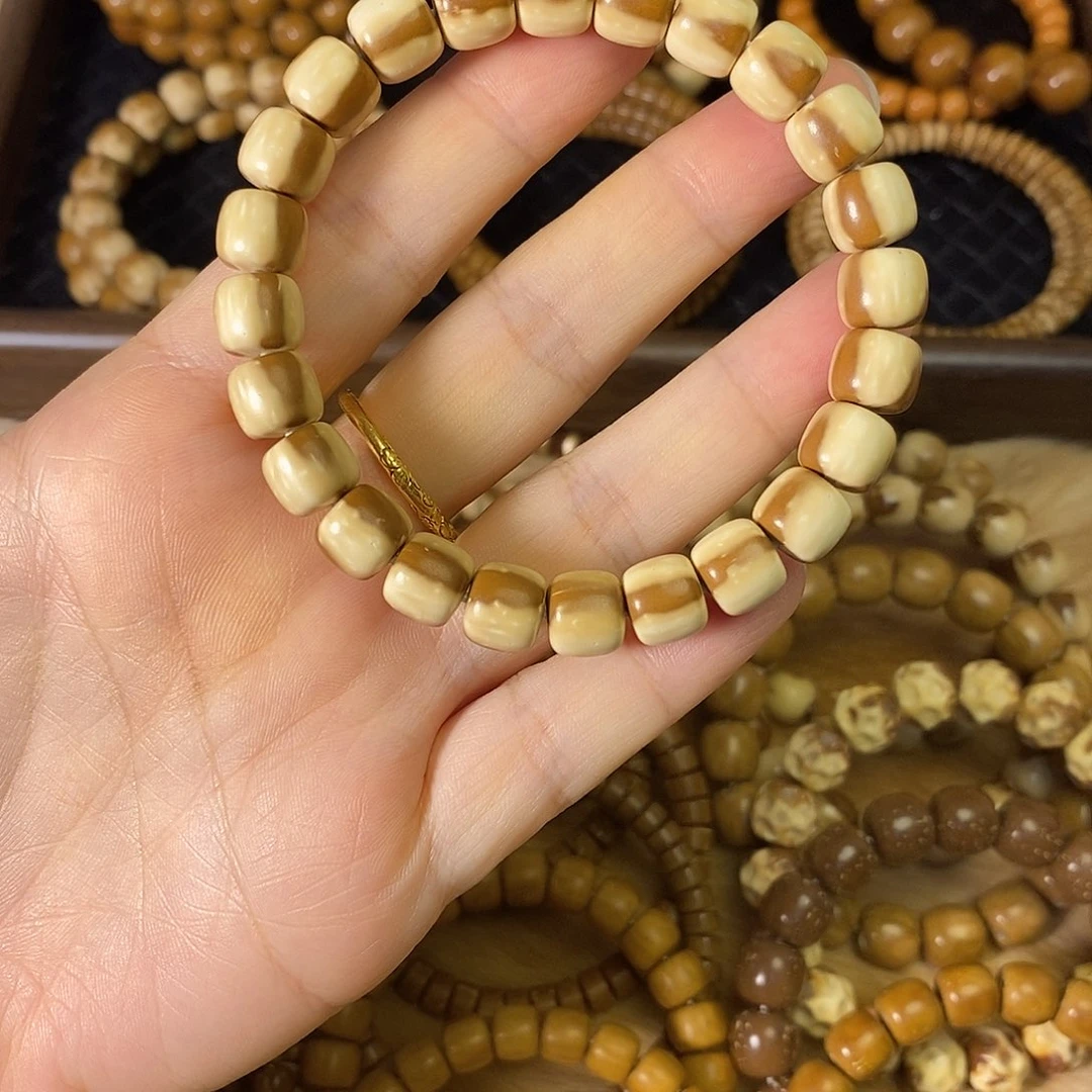 超***士紫金鼠手串花皮纯实心紫金鼠手串