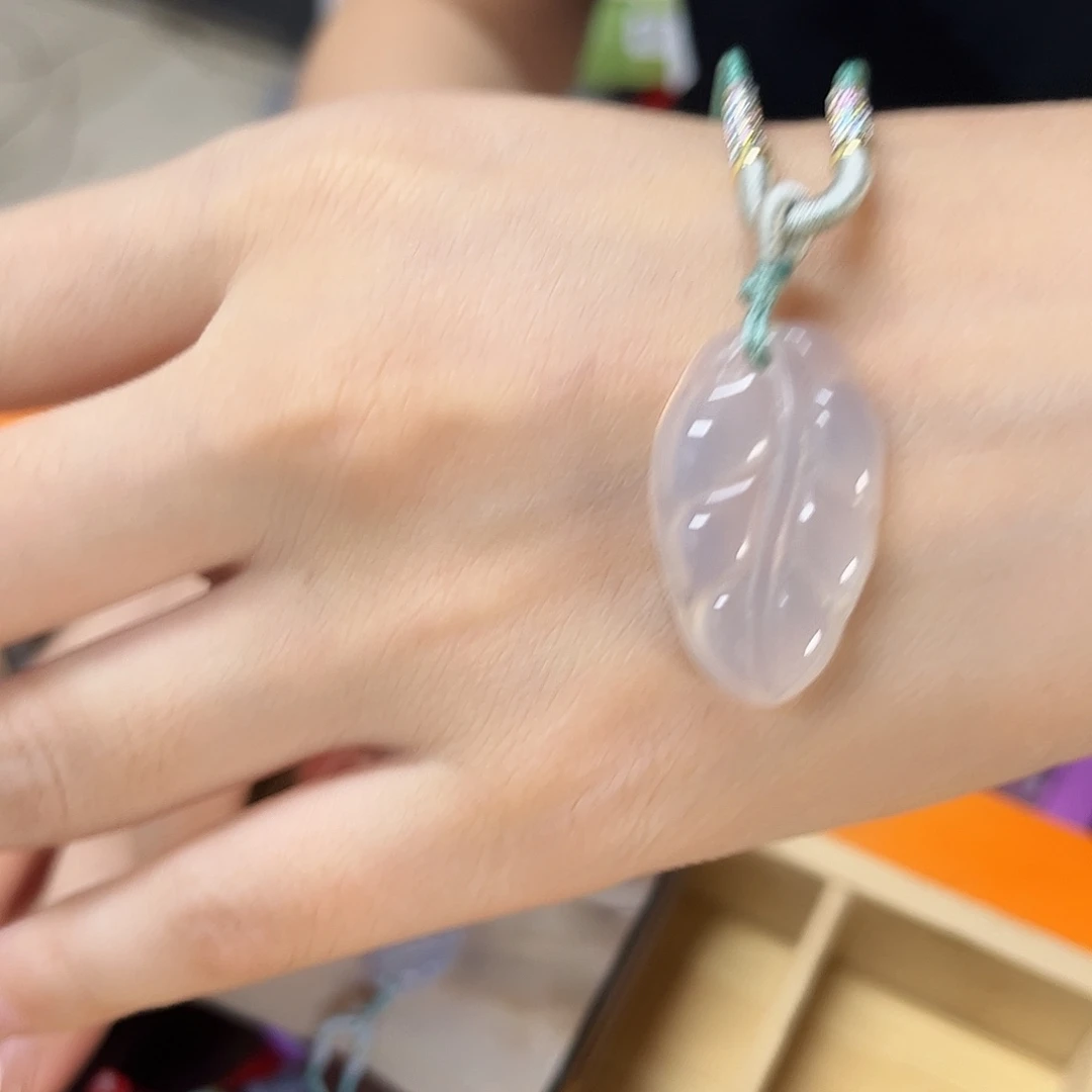 吊坠925银叶子冰冰叶子