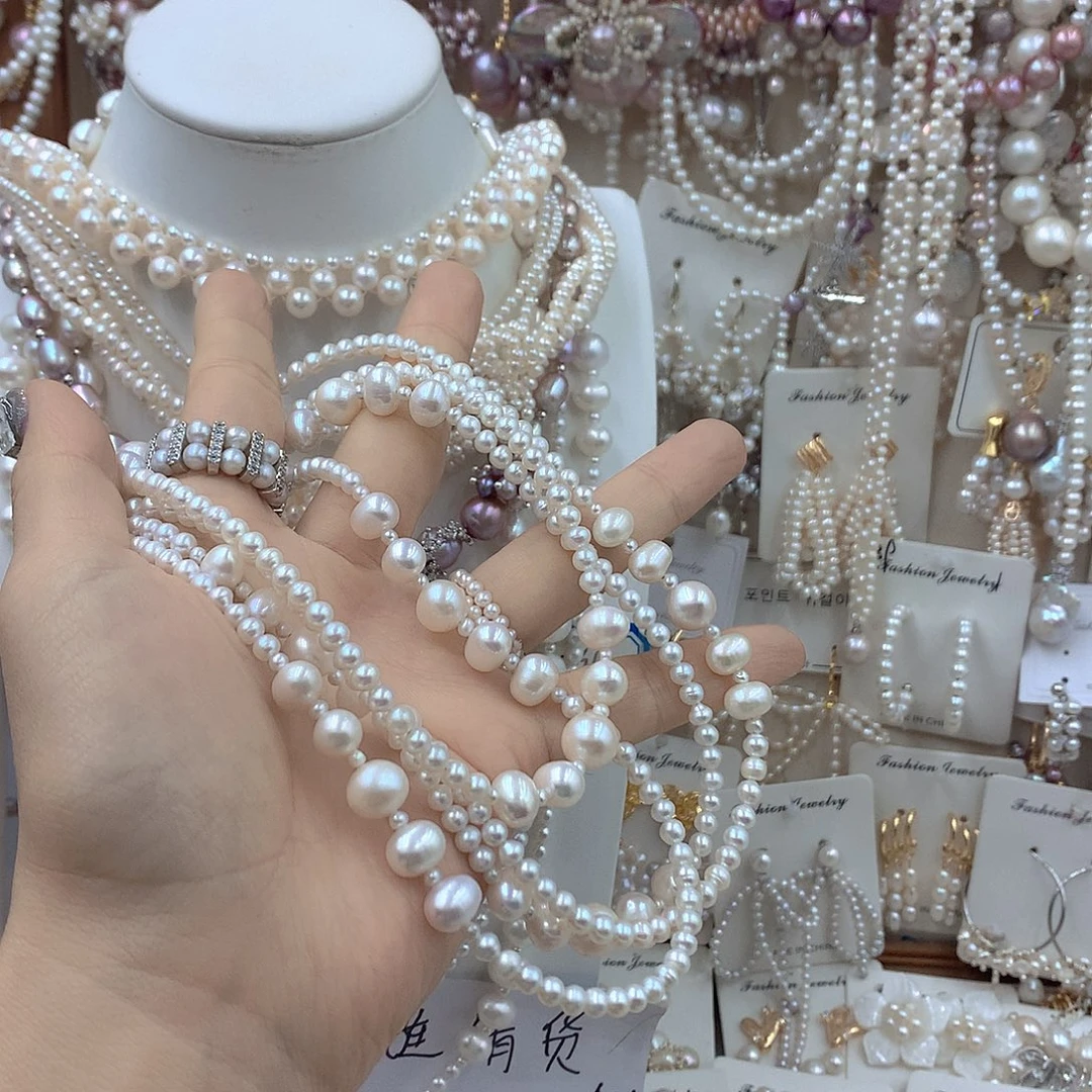 香****银S925镶嵌淡水珍珠耳饰