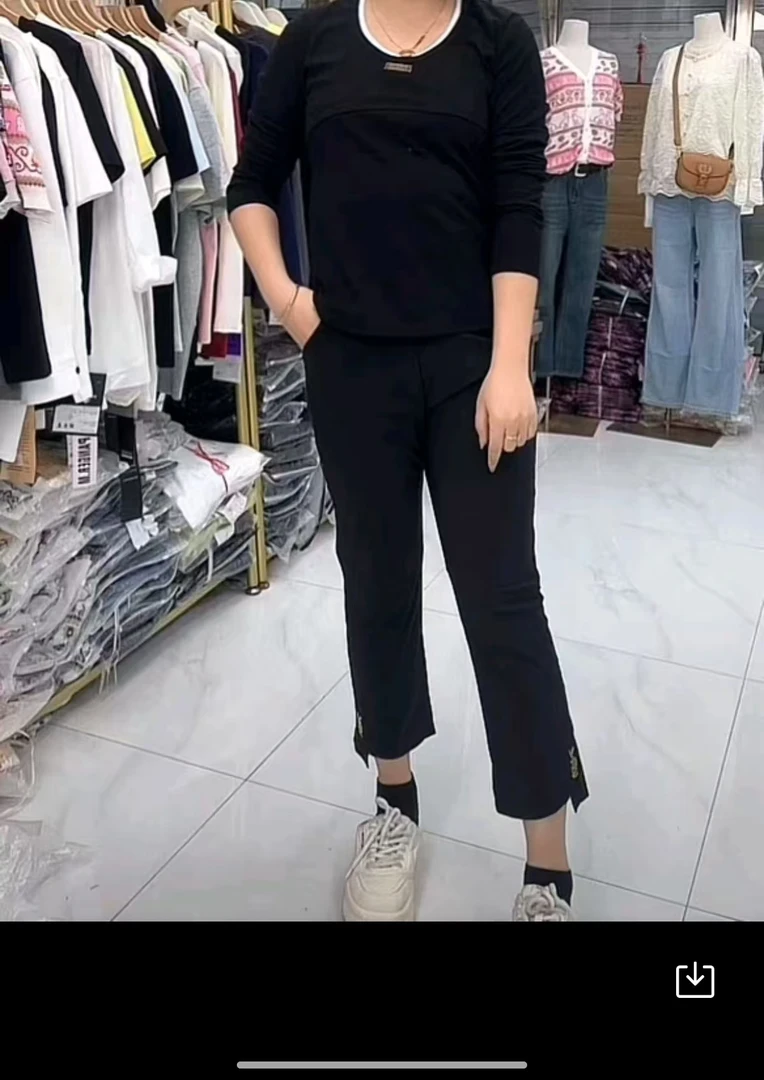 【SHEN裤烟管裤pp凉】夏季薄款显高显瘦