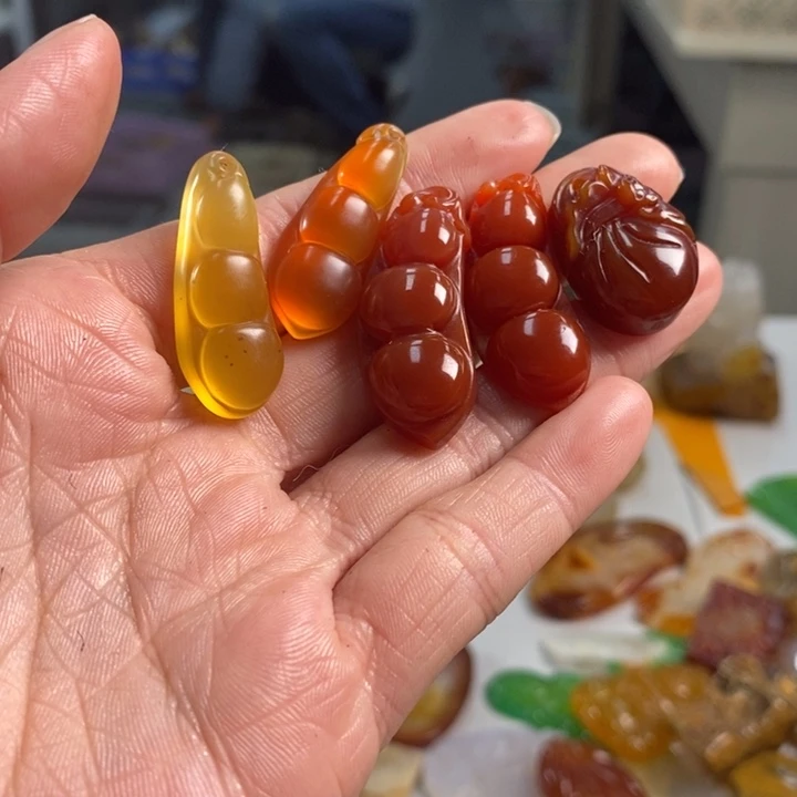 玛瑙/玉髓吊坠(不含链)未镶嵌